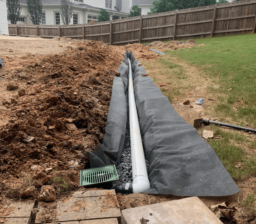 Yard drainage Porter Indiana Cressoor